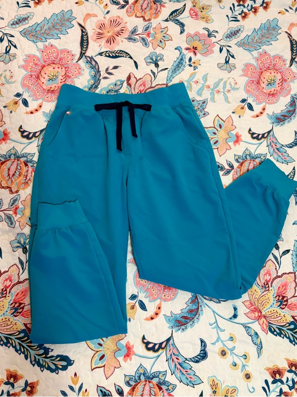 Figs Teal Blue Joggers